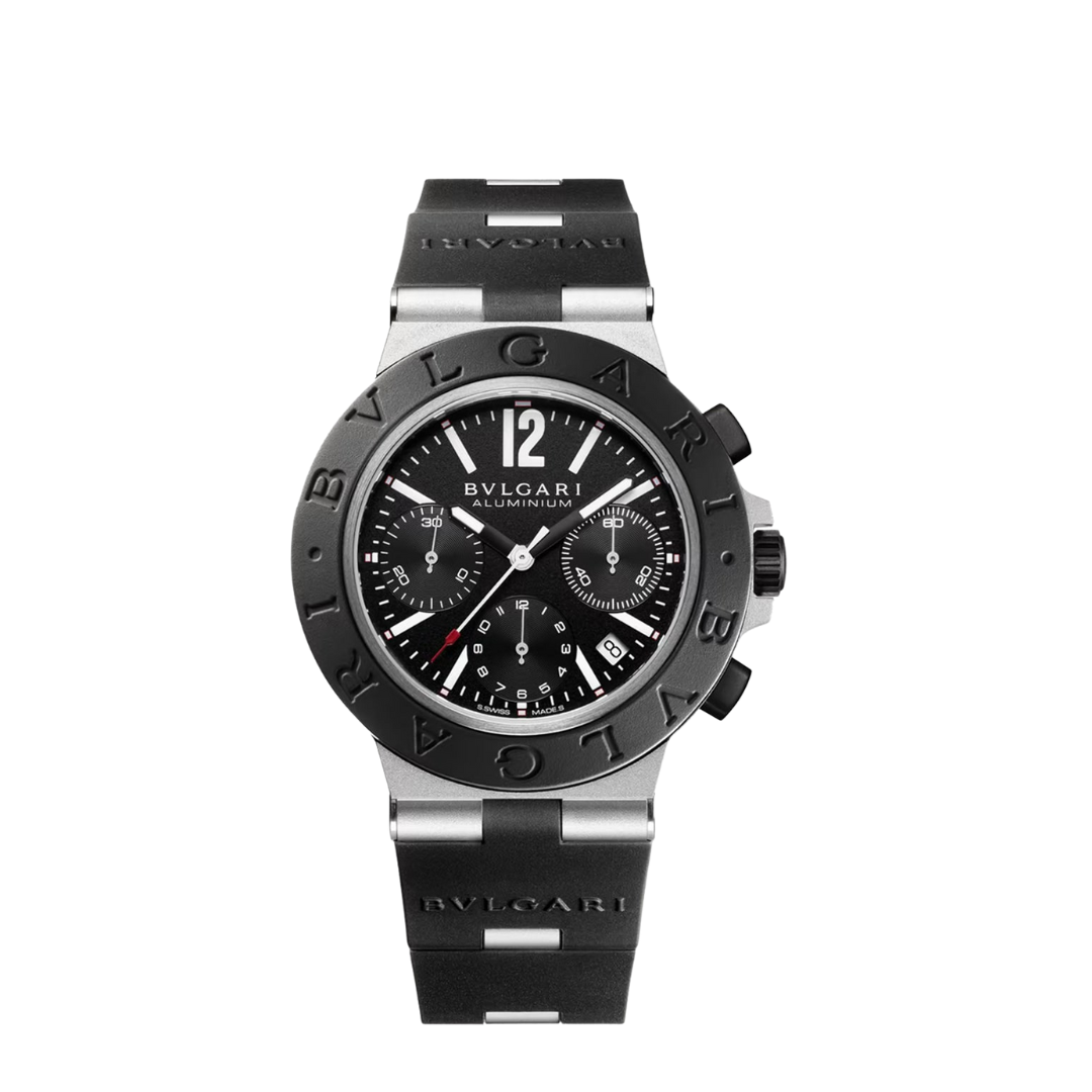 Bvlgari Aluminium Chronograph Schwarz
