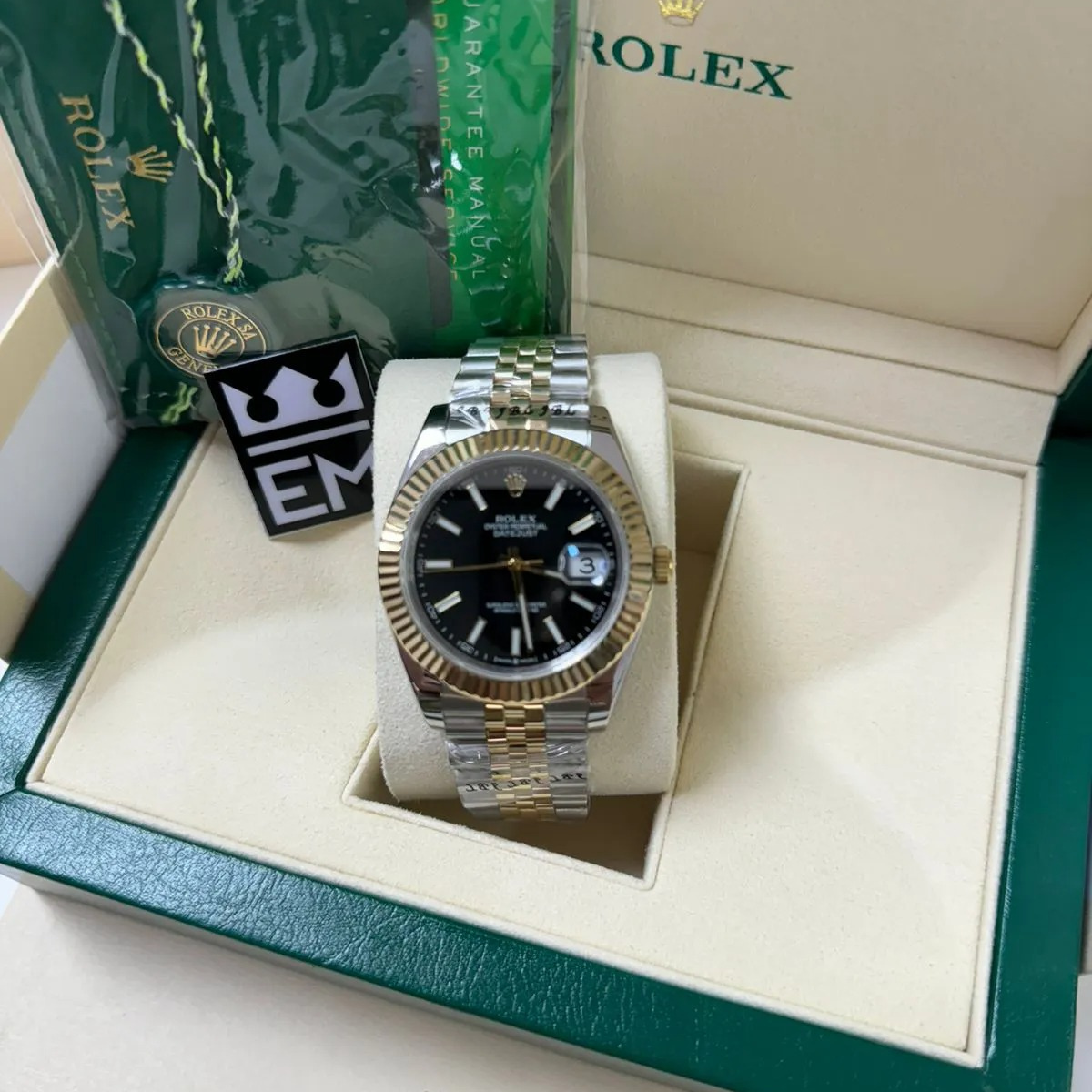 Rolex Datejust 41 – Schwarzes Zifferblatt – Rolesor