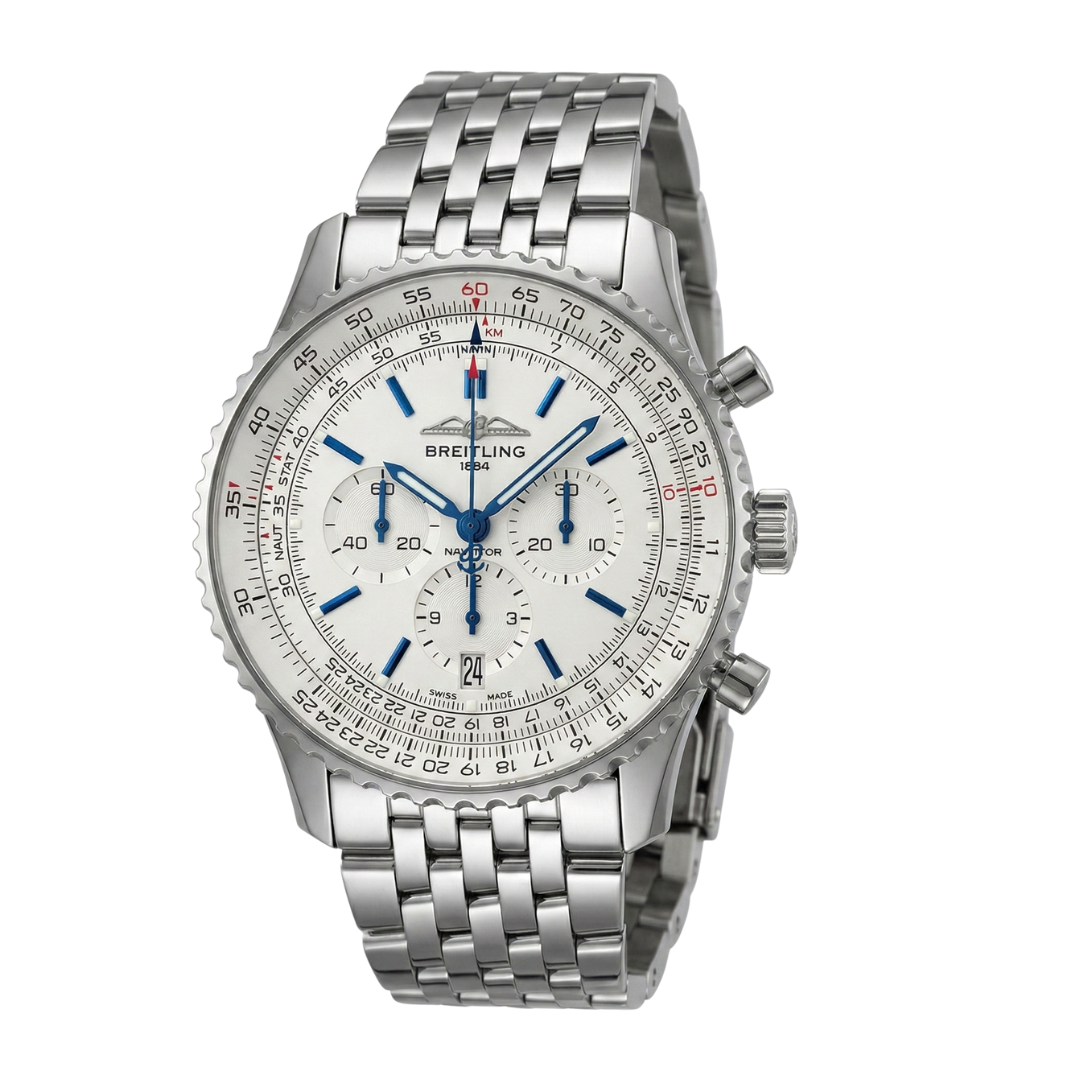 Breitling Navitimer Silber Edelstahl