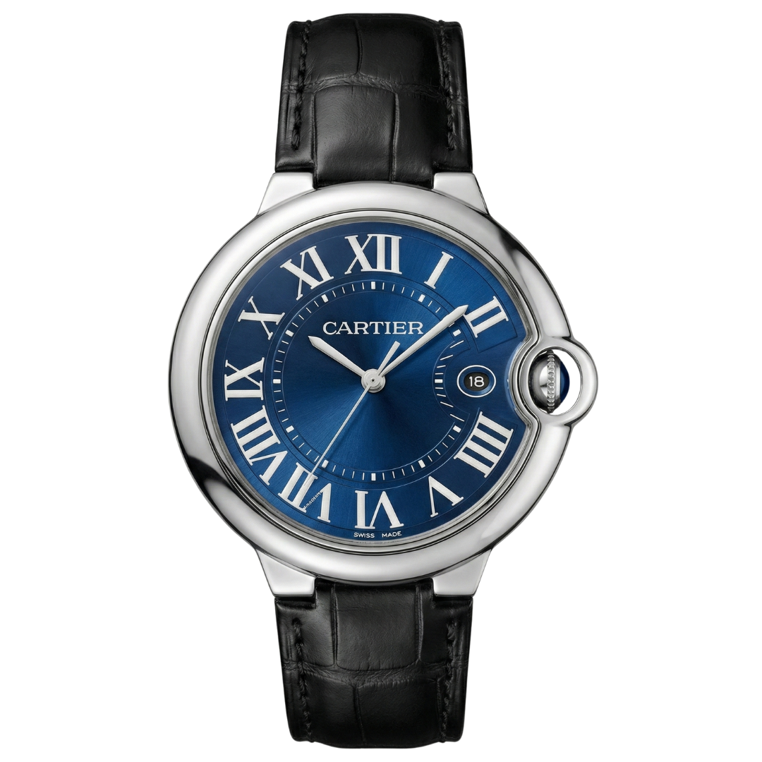 Cartier Ballon Bleu Blau Automatik