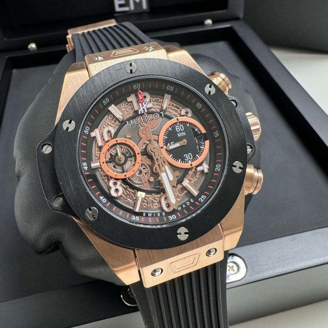 Hublot Big Bang Unico Rosé / Skeleton Dial.
