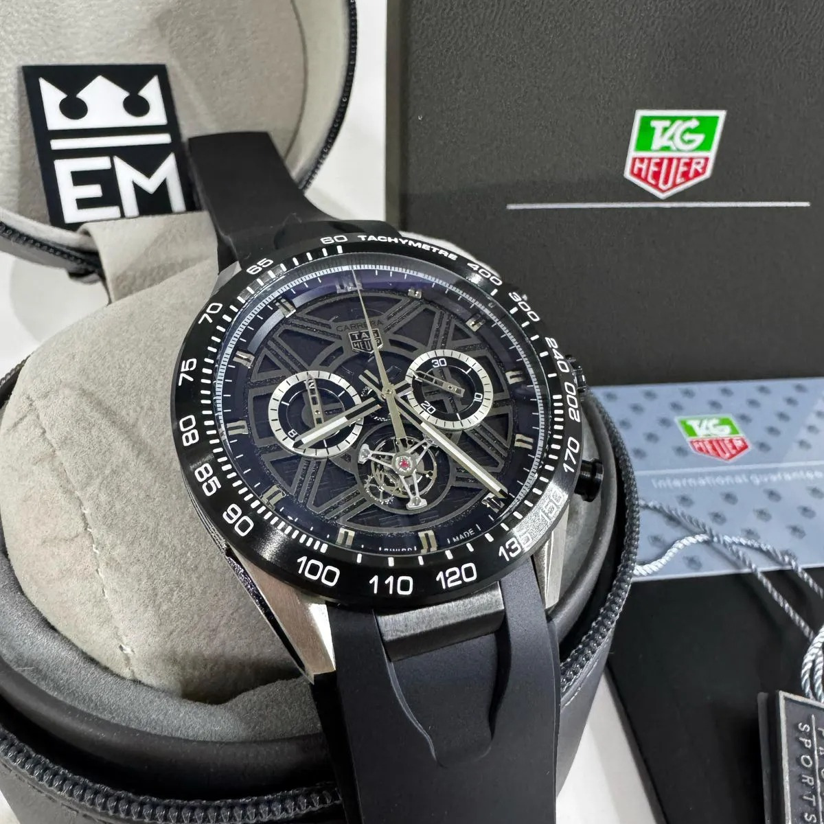 TAG Heuer Carrera Skelett Tourbillon – Schwarz
