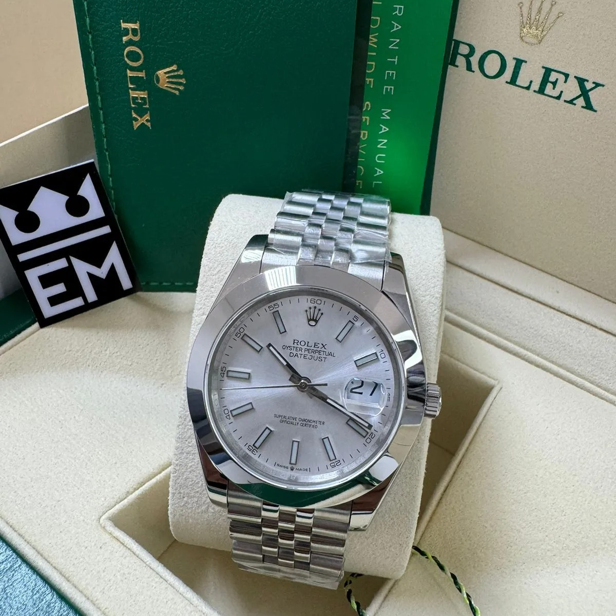 Rolex Datejust 41 – Weißes Zifferblatt