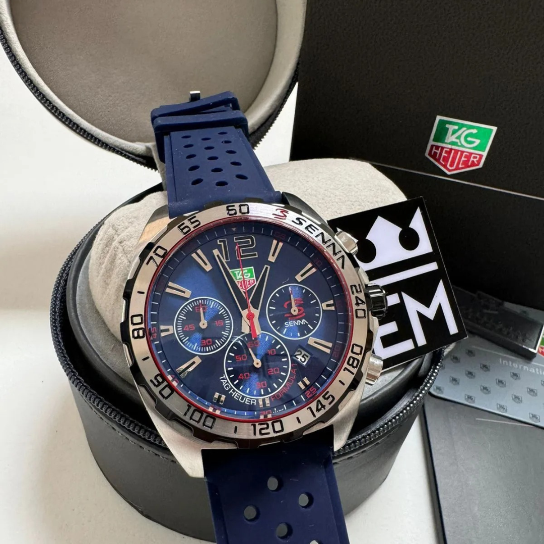 TAG Heuer Formula 1 Senna Edition – Blau/Rot | Sportarmband