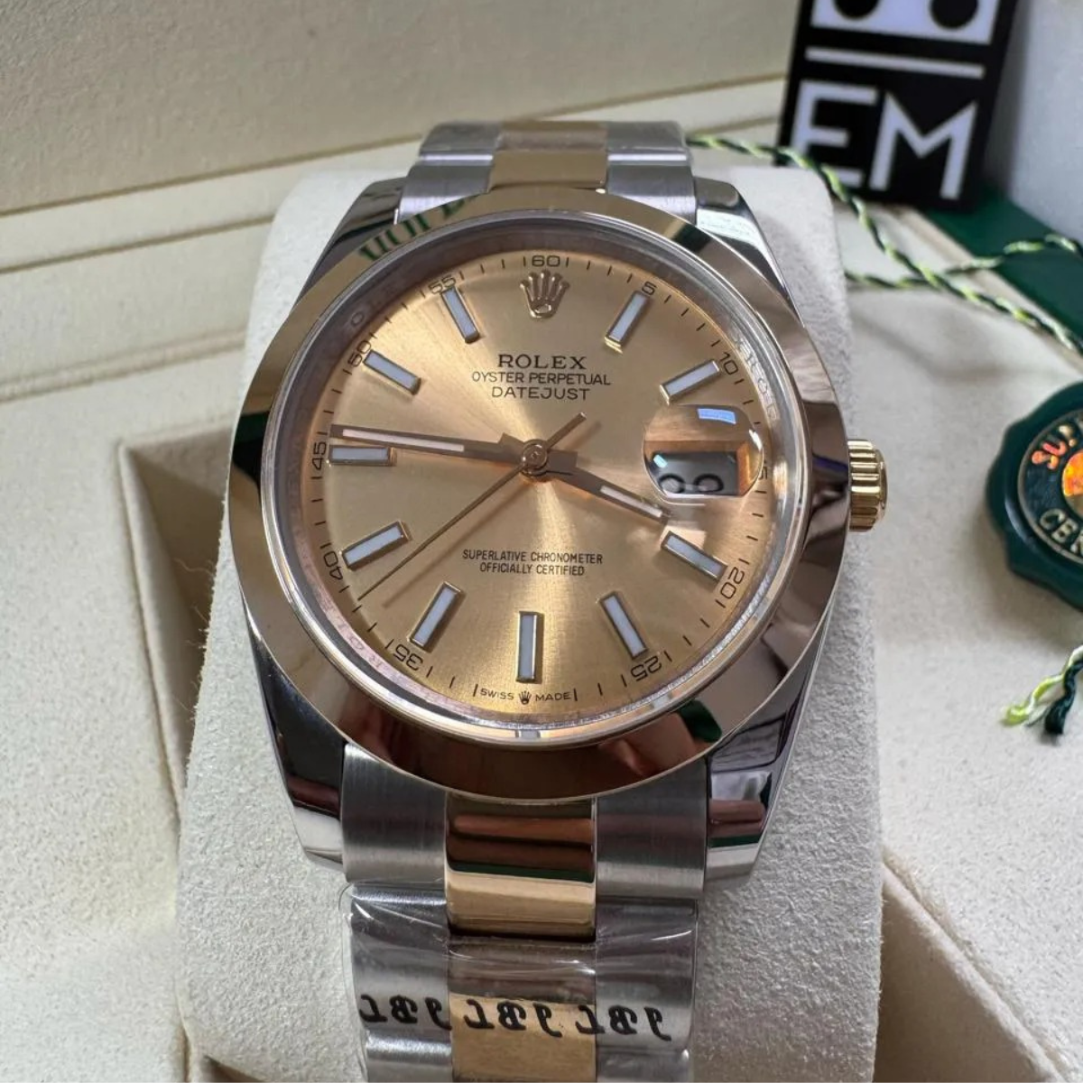 Rolex Datejust 41 – Champagner Zifferblatt – Rolesor