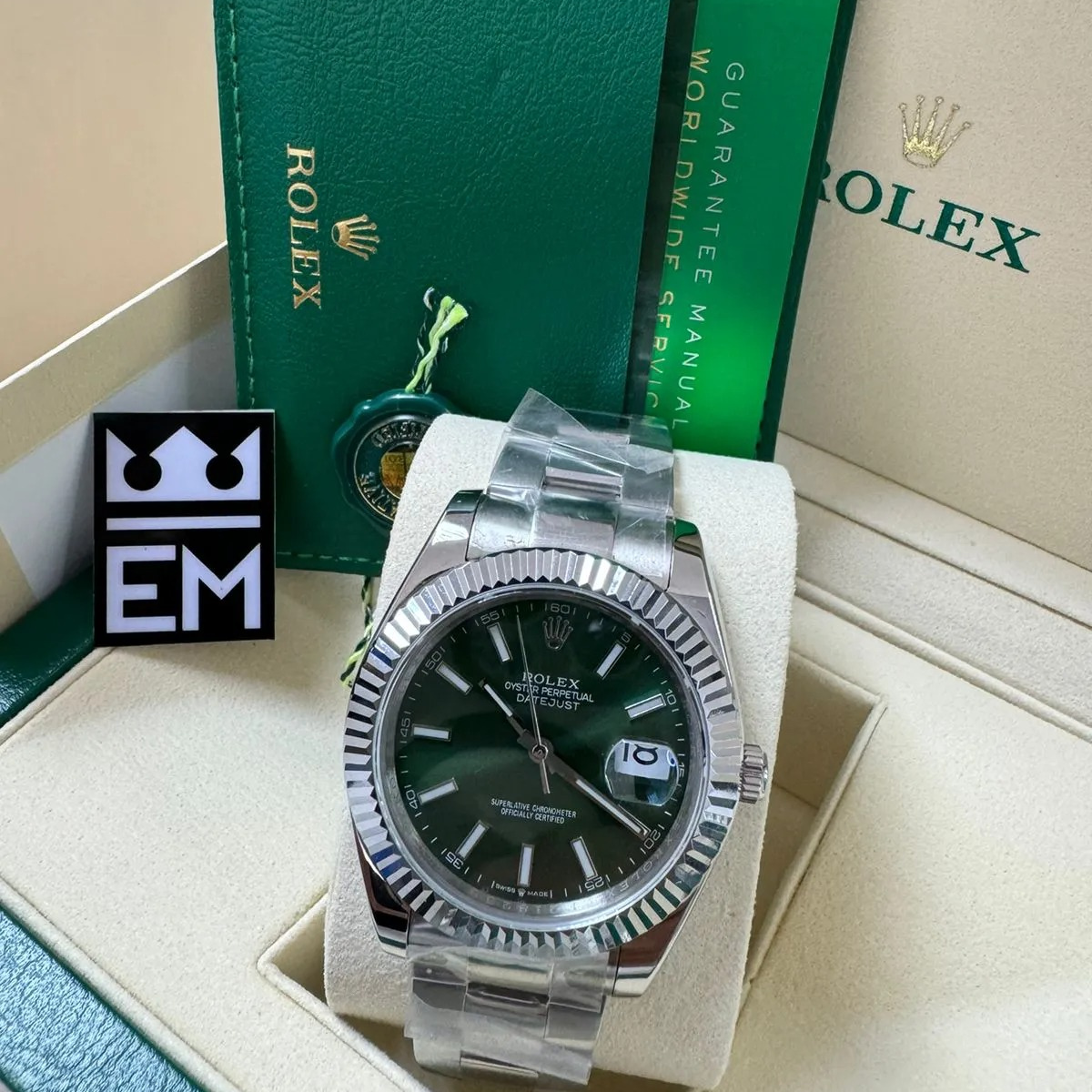 Rolex Datejust 41 – Grünes Zifferblatt