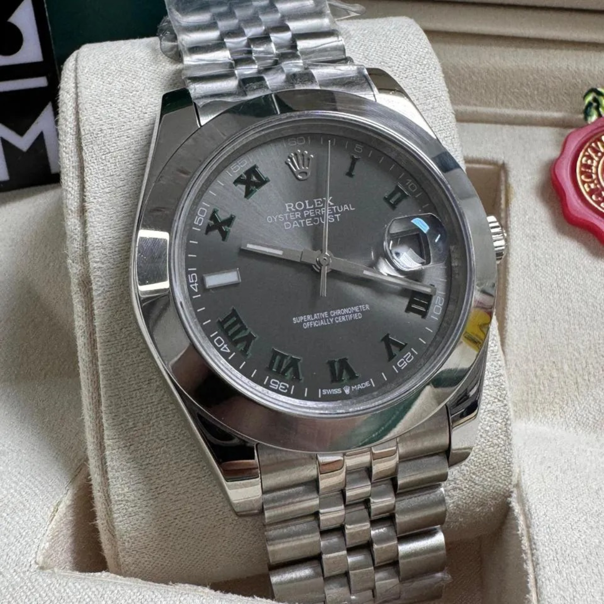 Rolex Datejust – Graues Zifferblatt mit Römischen Indizes