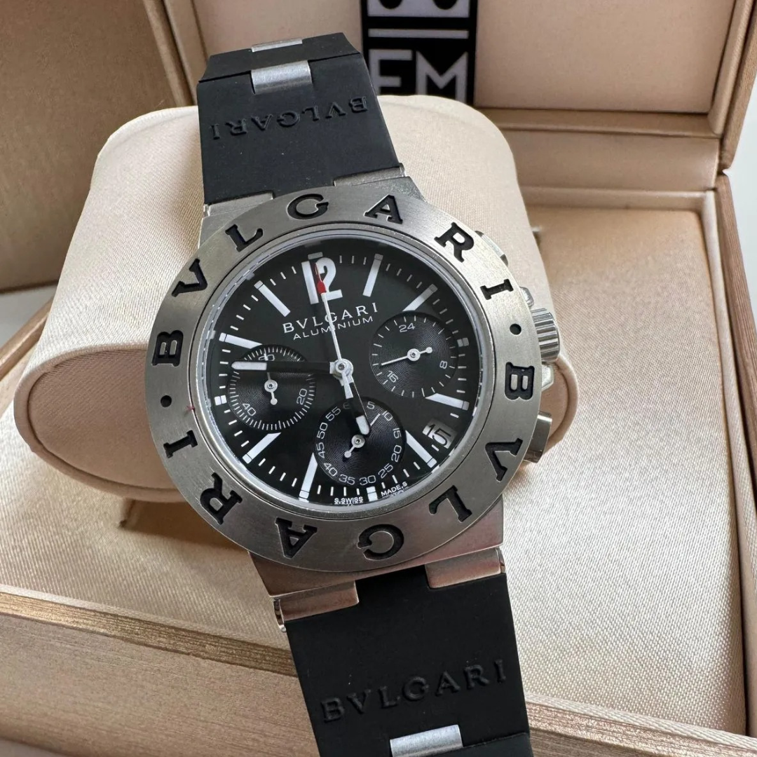 Bvlgari Aluminium Chronograph Schwarz