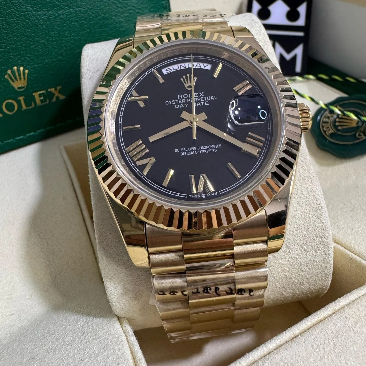 Rolex Day-Date 40 – Schwarzes Zifferblatt