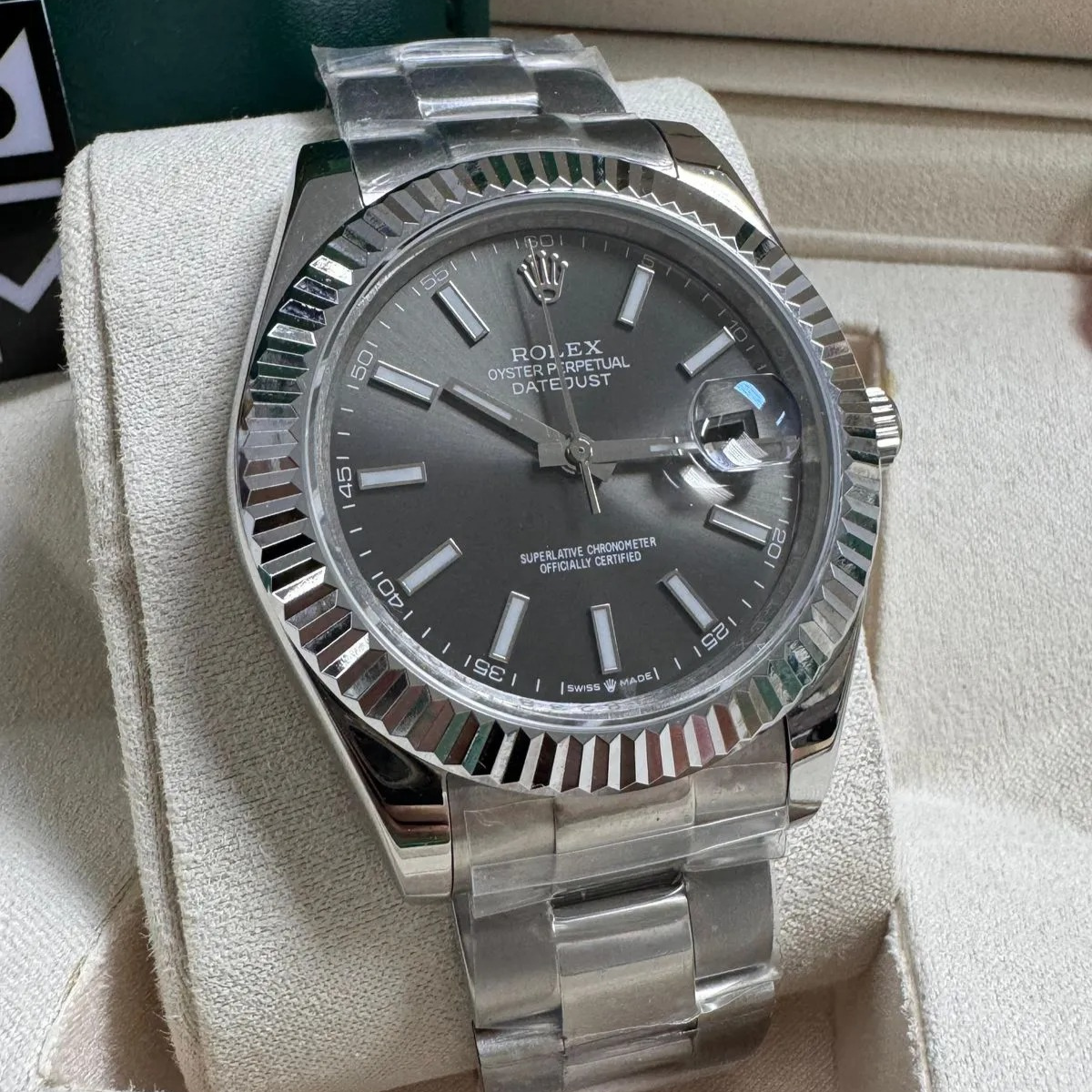 Rolex Datejust 41 – Graues Zifferblatt