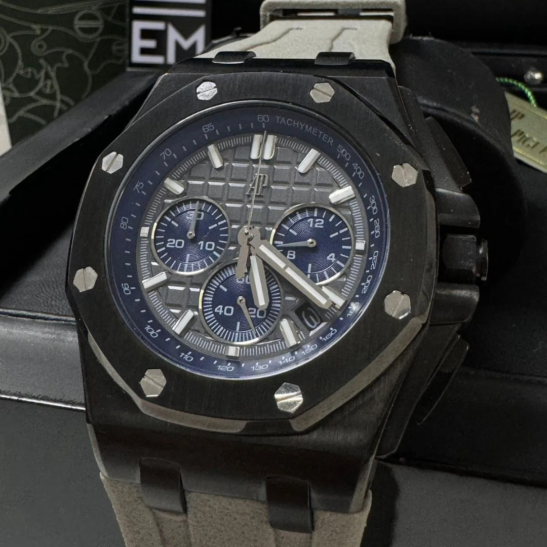 Audemars Piguet Royal Oak Offshore Chronograph Schwarz/Blau