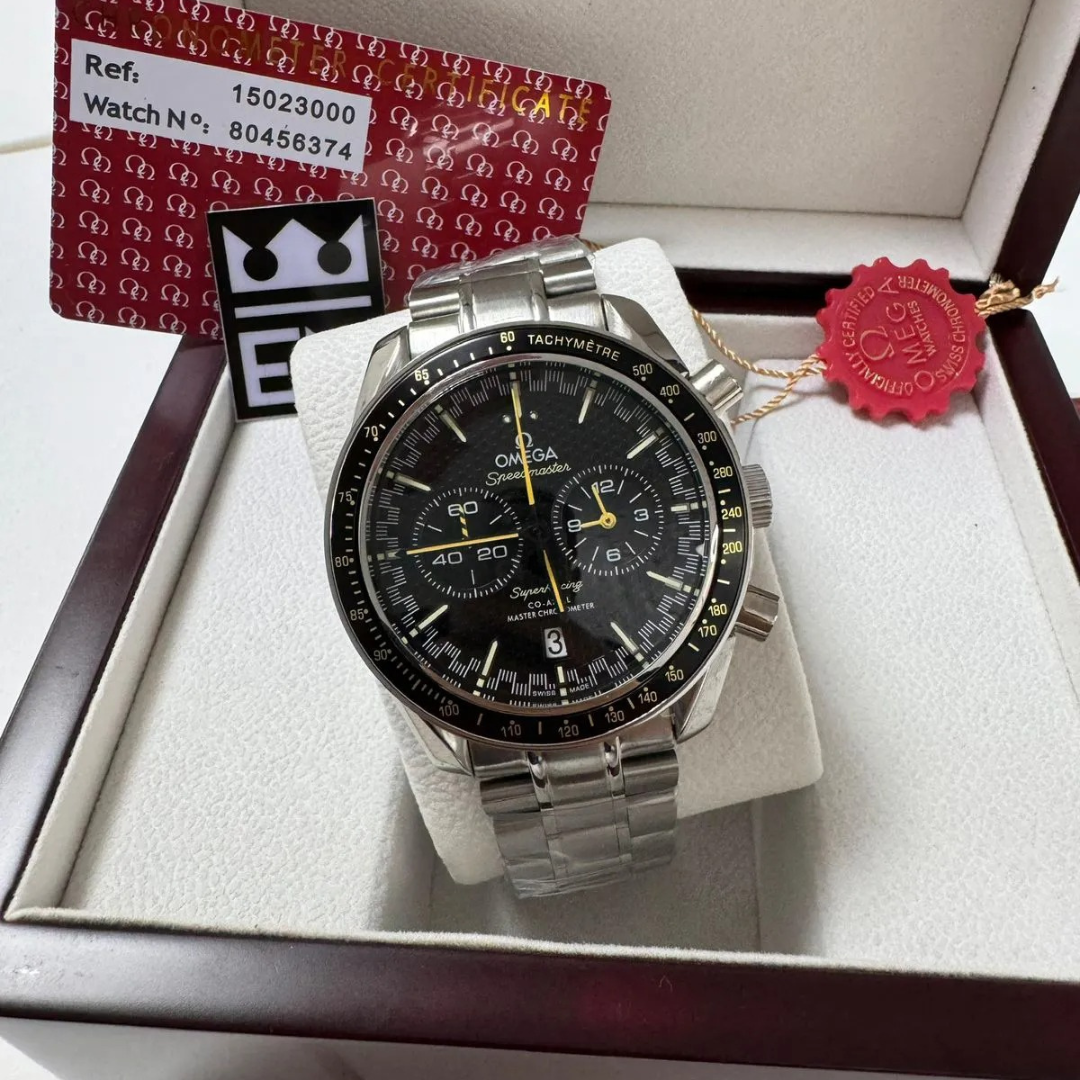 Omega Speedmaster Moonwatch Schwarz – Edelstahlarmband | Chronograph
