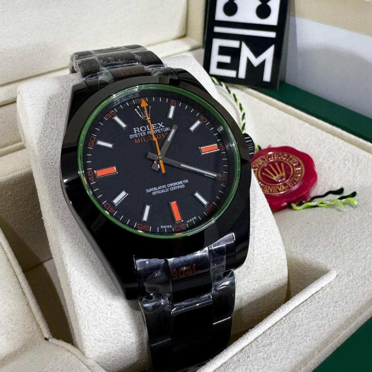 Rolex Milgauss – Schwarzes Zifferblatt – Black Coated