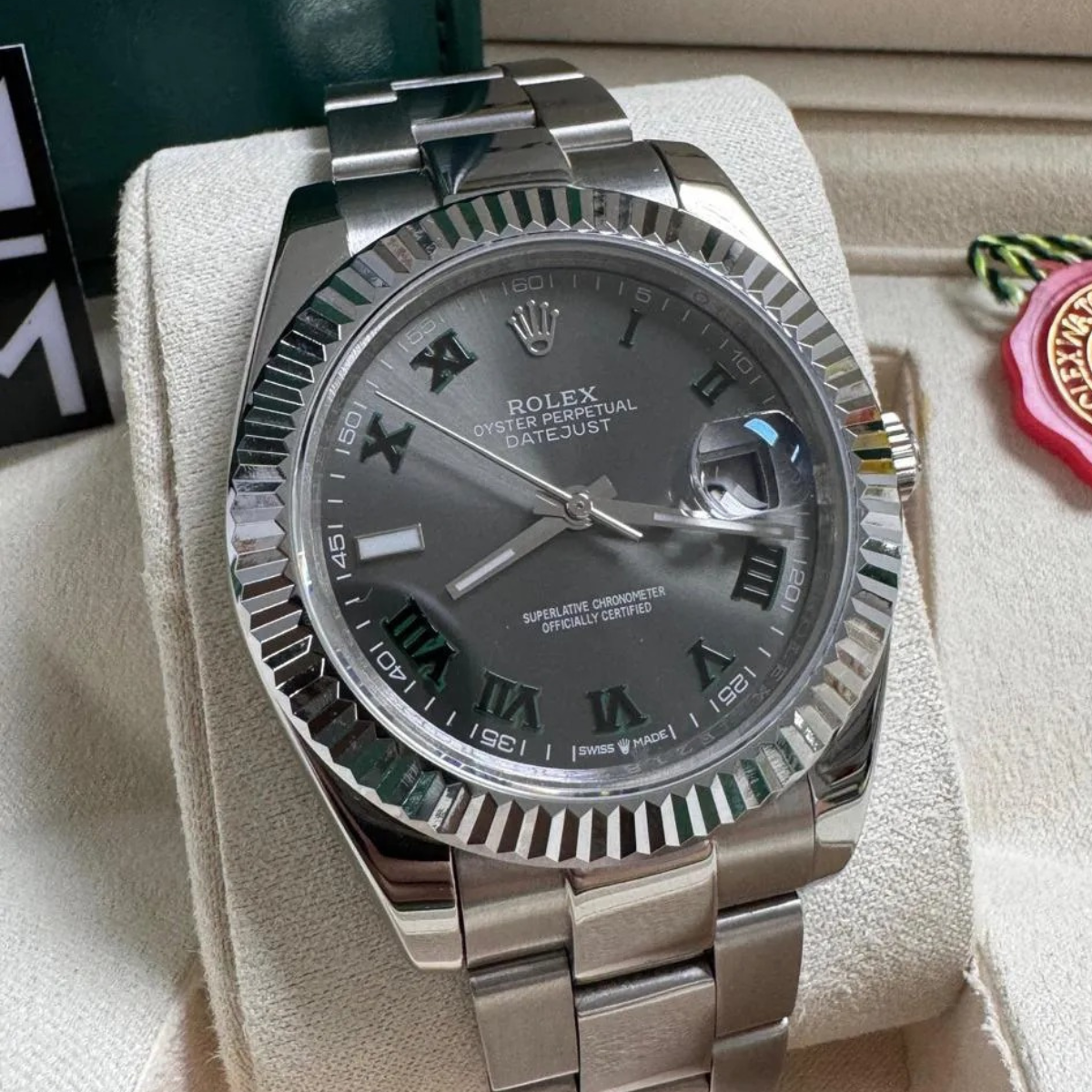 Rolex Datejust – Graues Zifferblatt mit Römischen Indizes