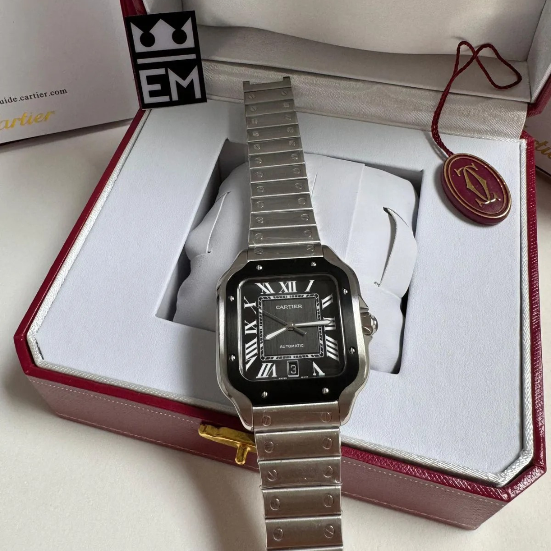 Cartier Santos Automatik Schwarz