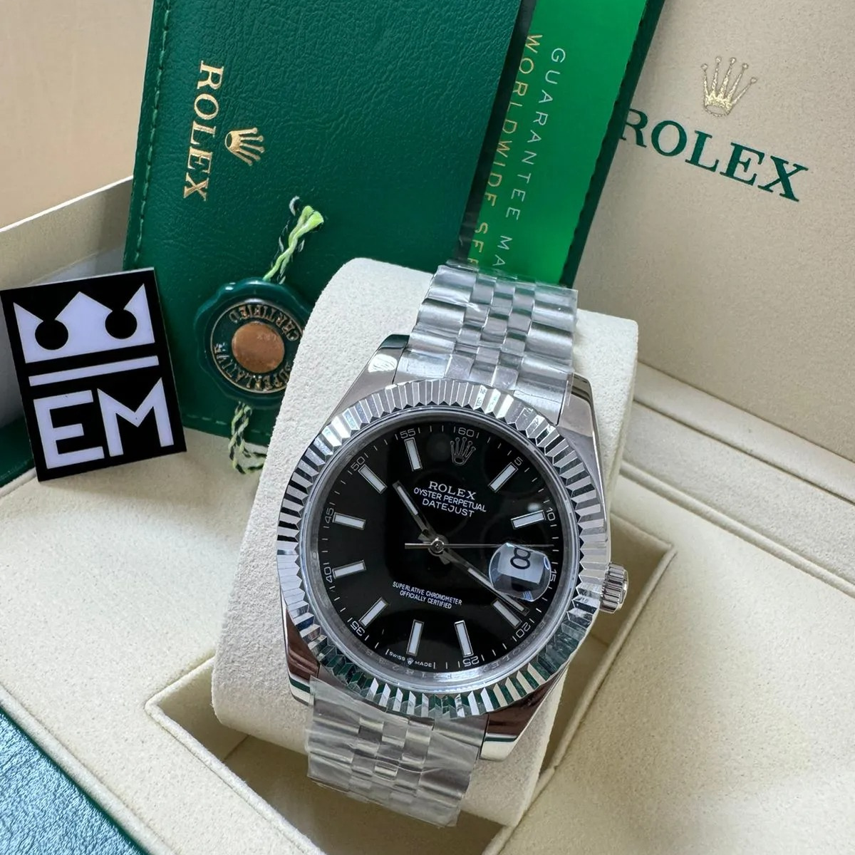 Rolex Datejust 41 – Schwarzes Zifferblatt