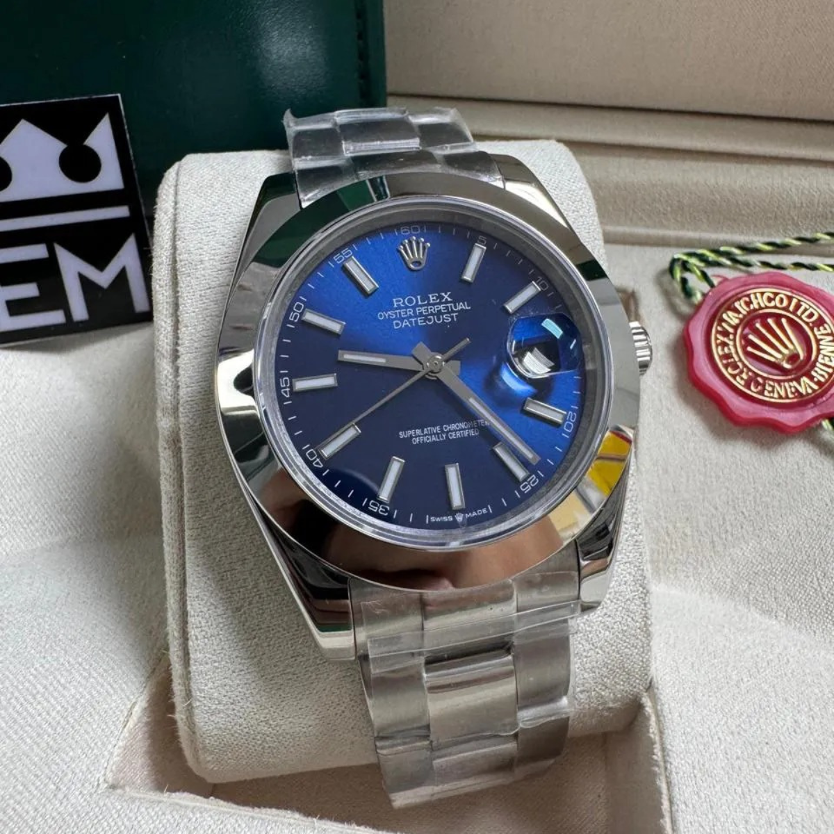 Rolex Datejust – Blaues Zifferblatt