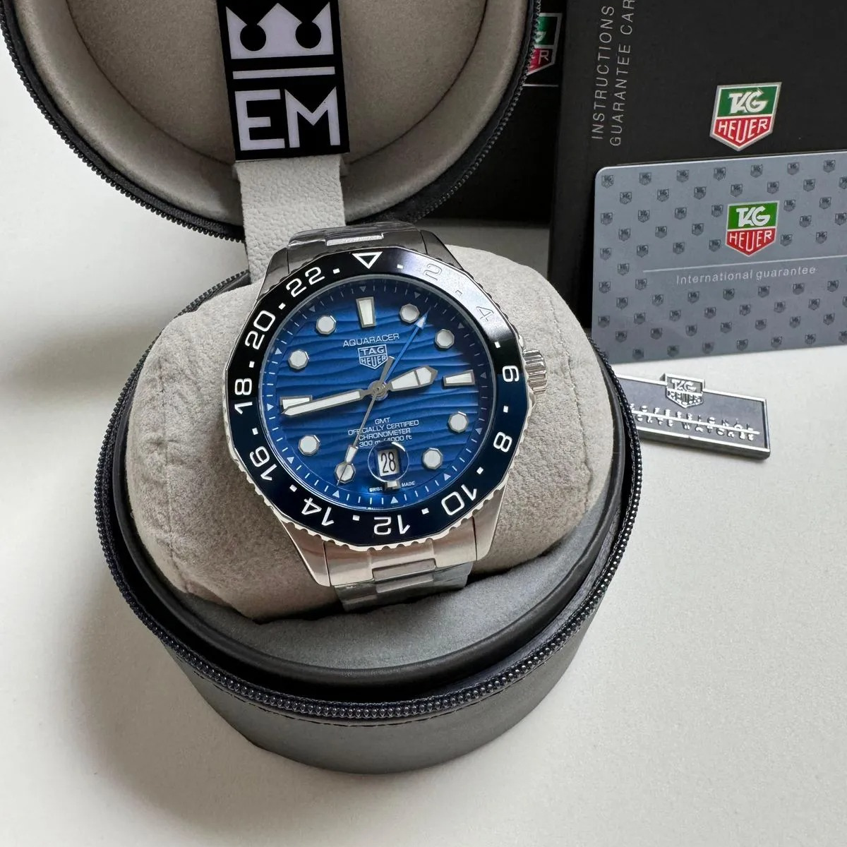 Tag Heuer Aquaracer Professional 300 GMT Blau – Automatik