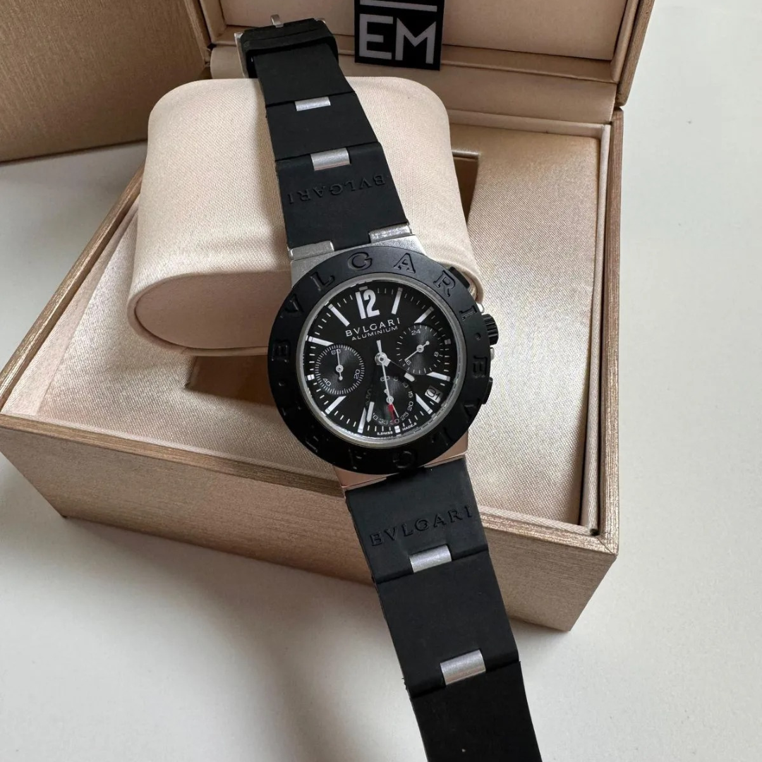 Bvlgari Aluminium Chronograph Schwarz