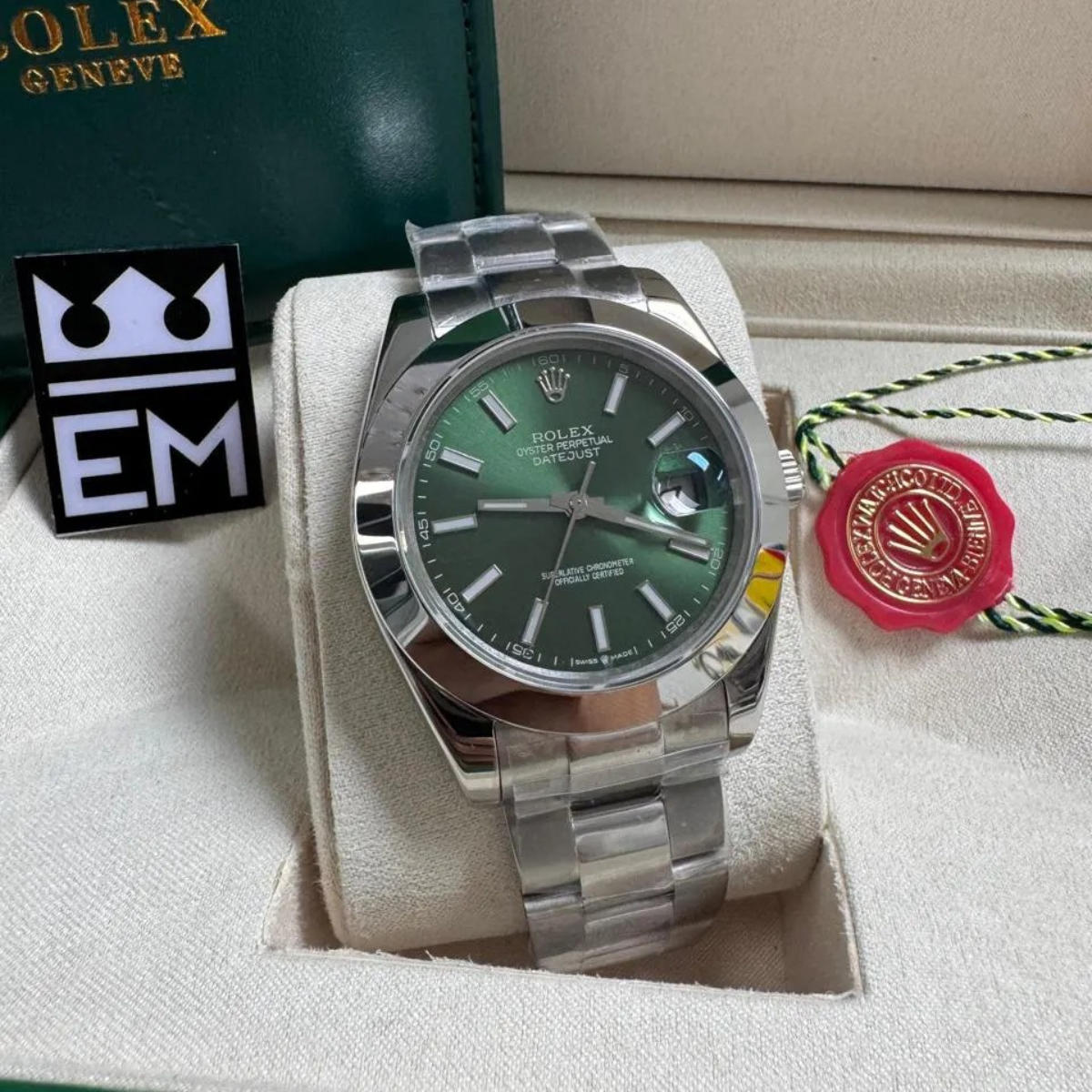 Rolex Datejust – Grünes Zifferblatt