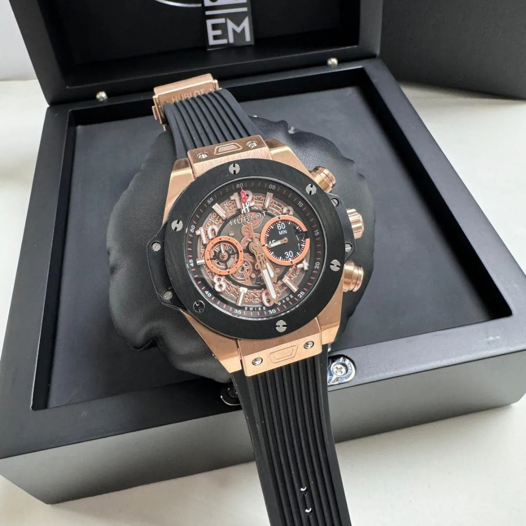 Hublot Big Bang Unico Rosé / Skeleton Dial.