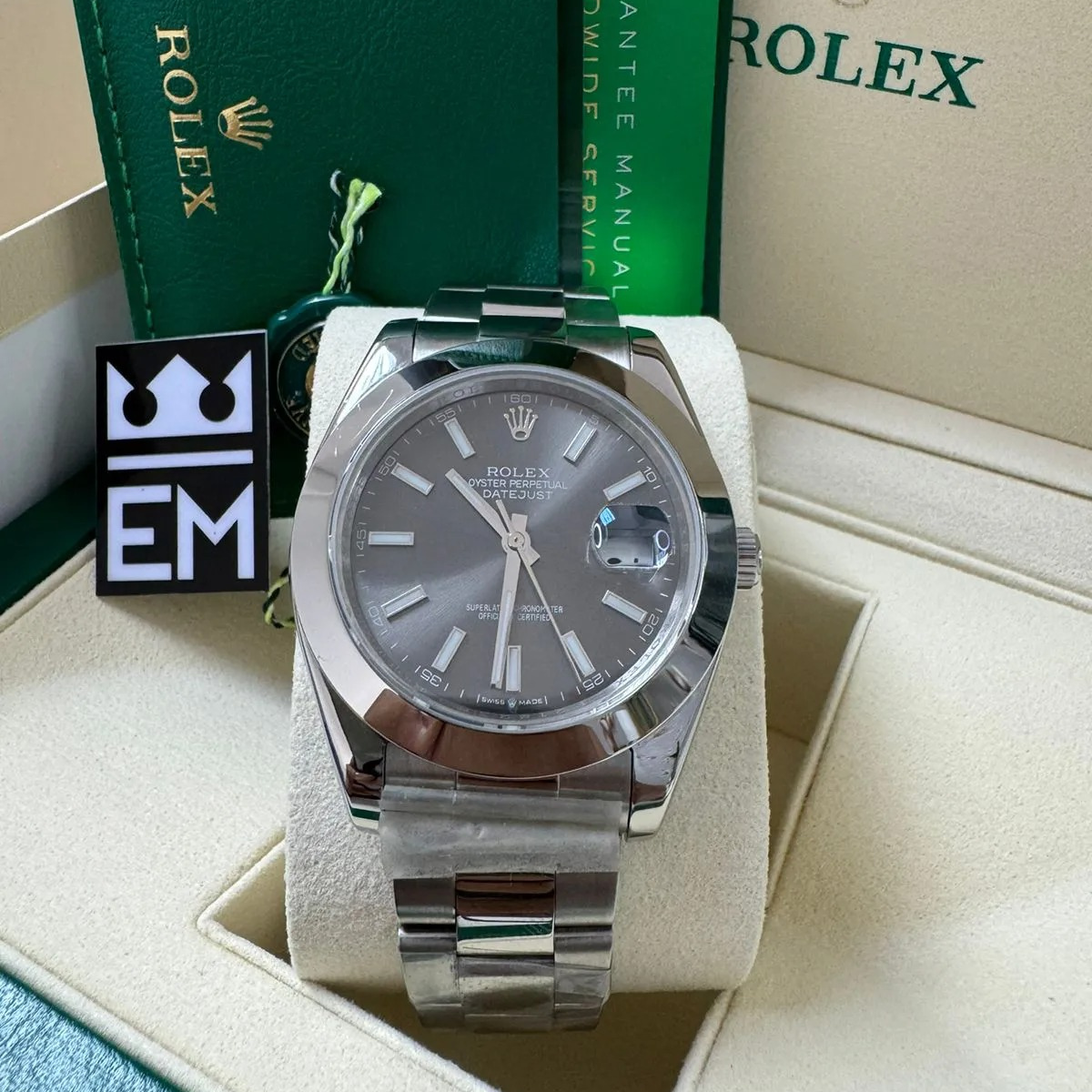 Rolex Datejust 41 – Graues Zifferblatt