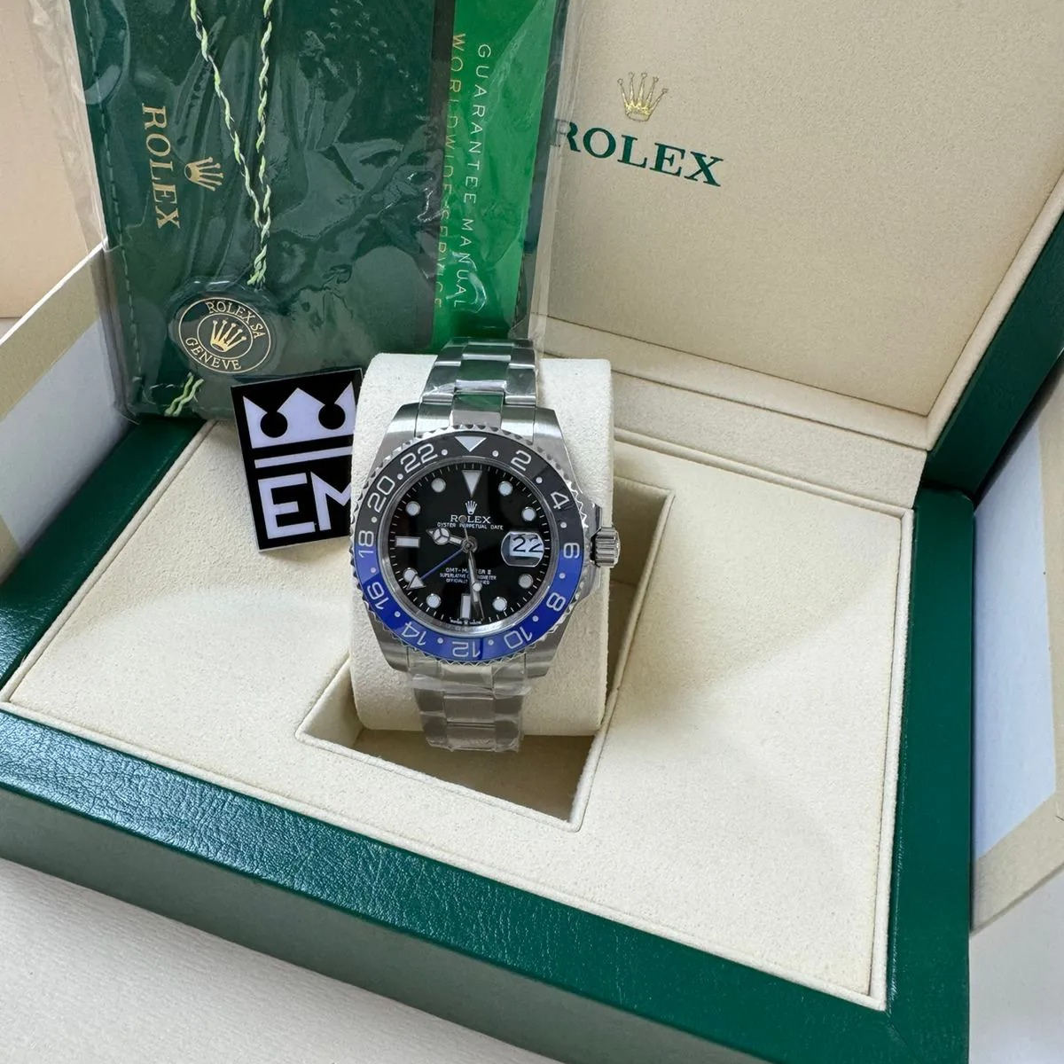 Rolex GMT-Master II 116710 BLNR – Schwarz/Blaue Keramik – 904L Edelstahl