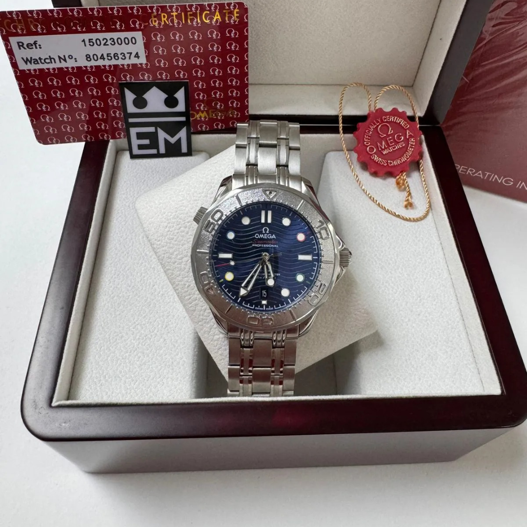 Omega Seamaster Professional – Blau „Waves Dial“