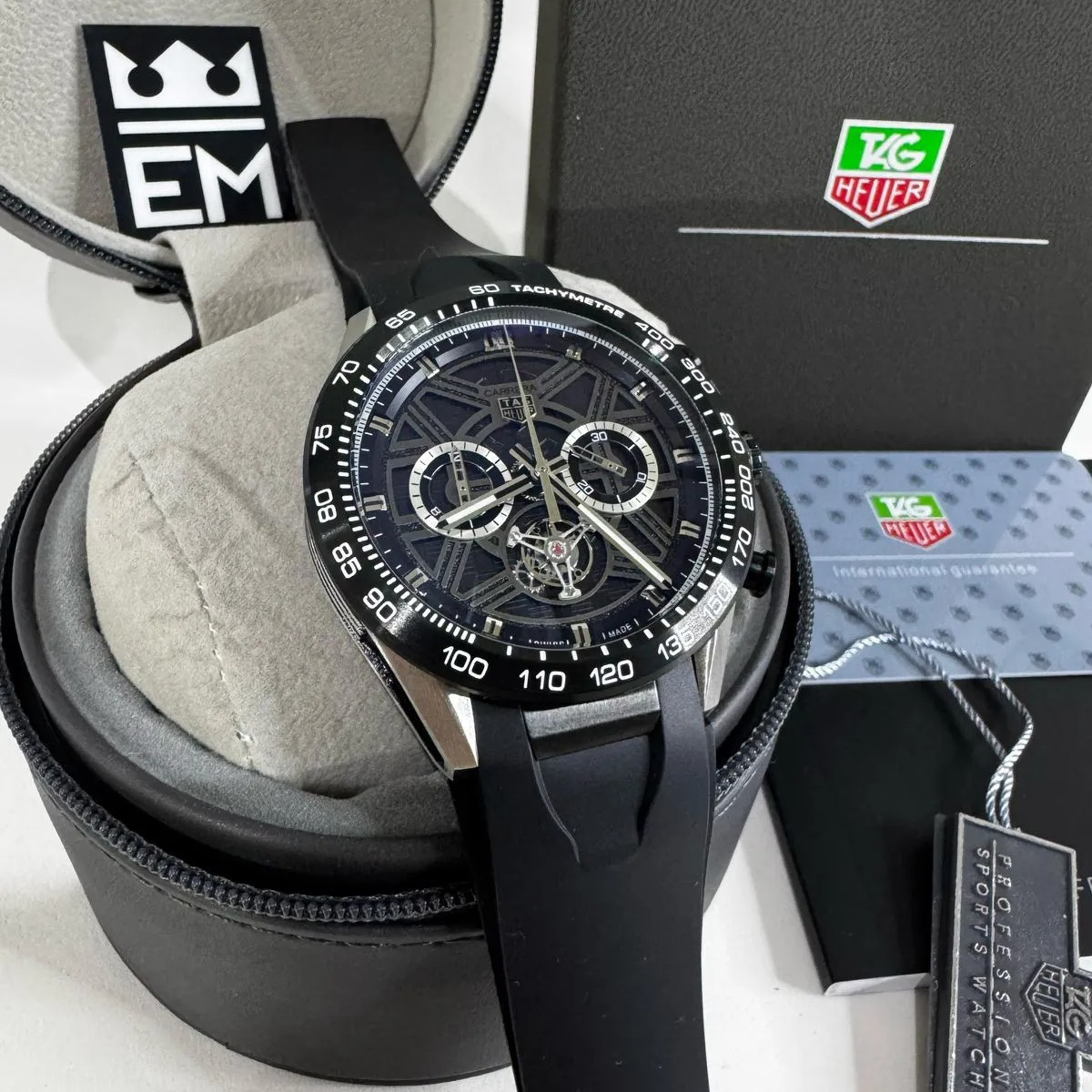 TAG Heuer Carrera Skelett Tourbillon – Schwarz