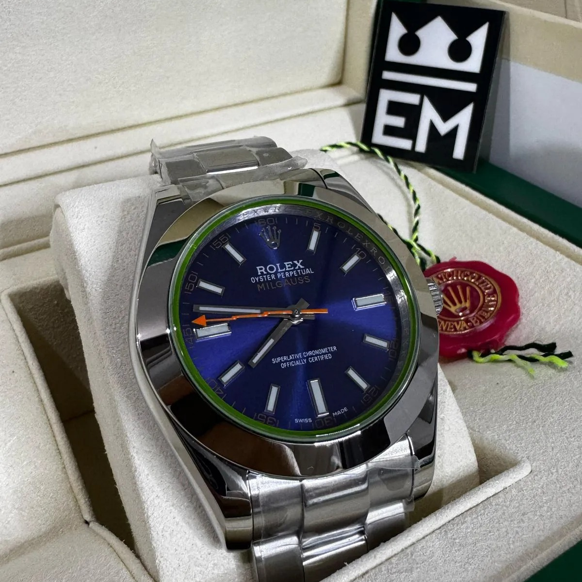 Rolex Milgauss – Blaues Zifferblatt