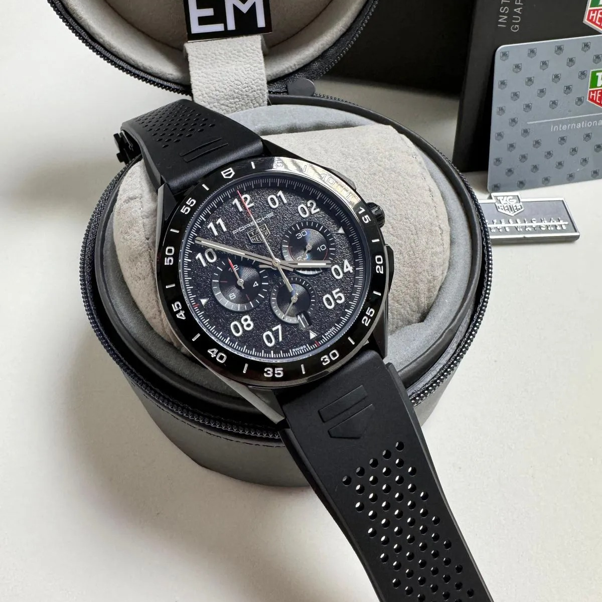 TAG Heuer Formula 1 Schwarz Chronograph Kautschukband