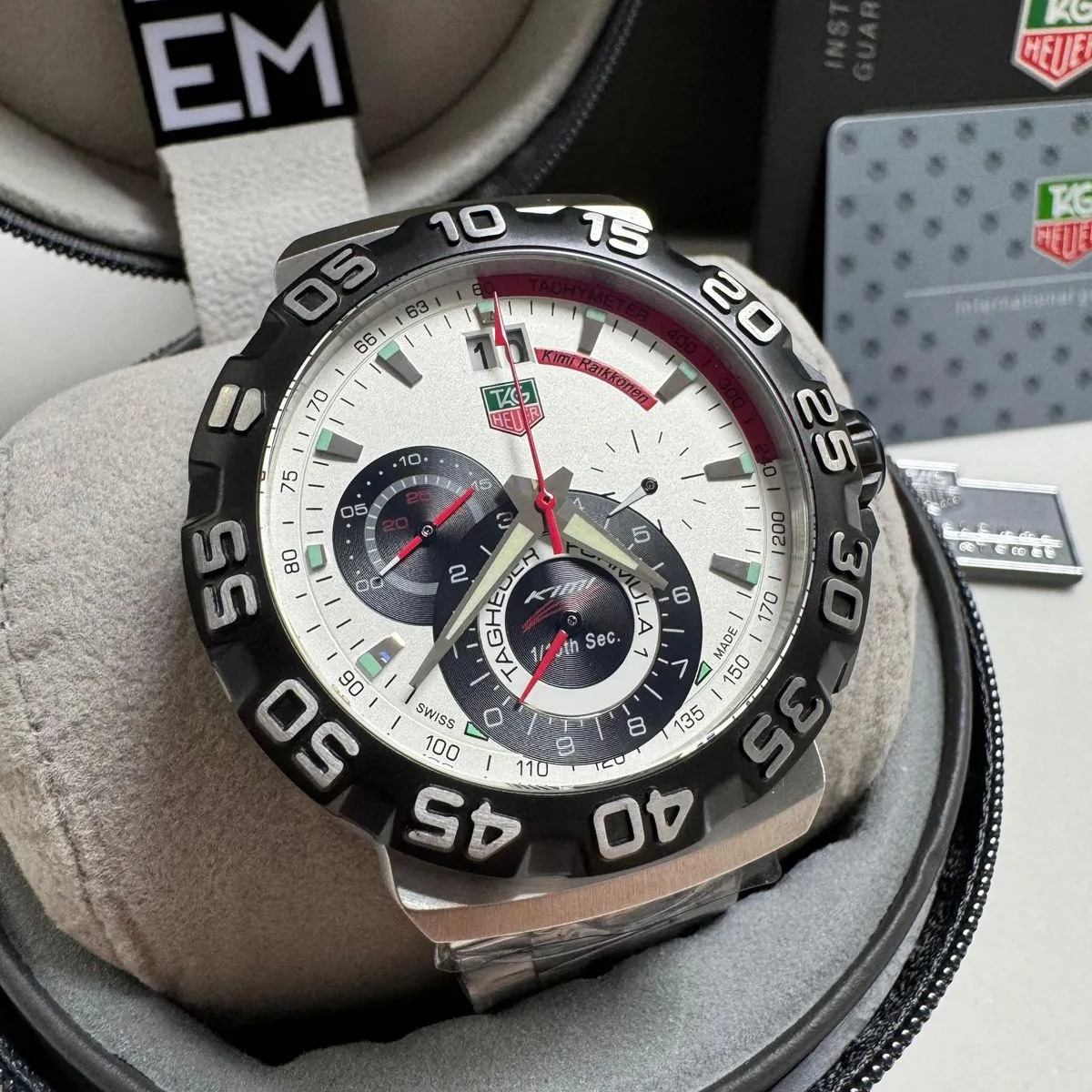 Tag Heuer Formula 1 Chronograph Weiß – Kimi Räikkönen Edition