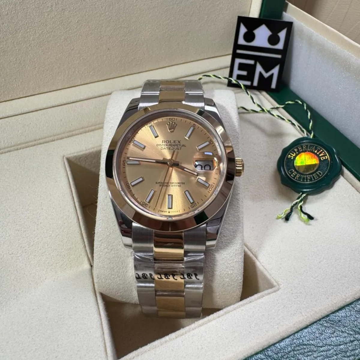 Rolex Datejust 41 – Champagner Zifferblatt – Rolesor