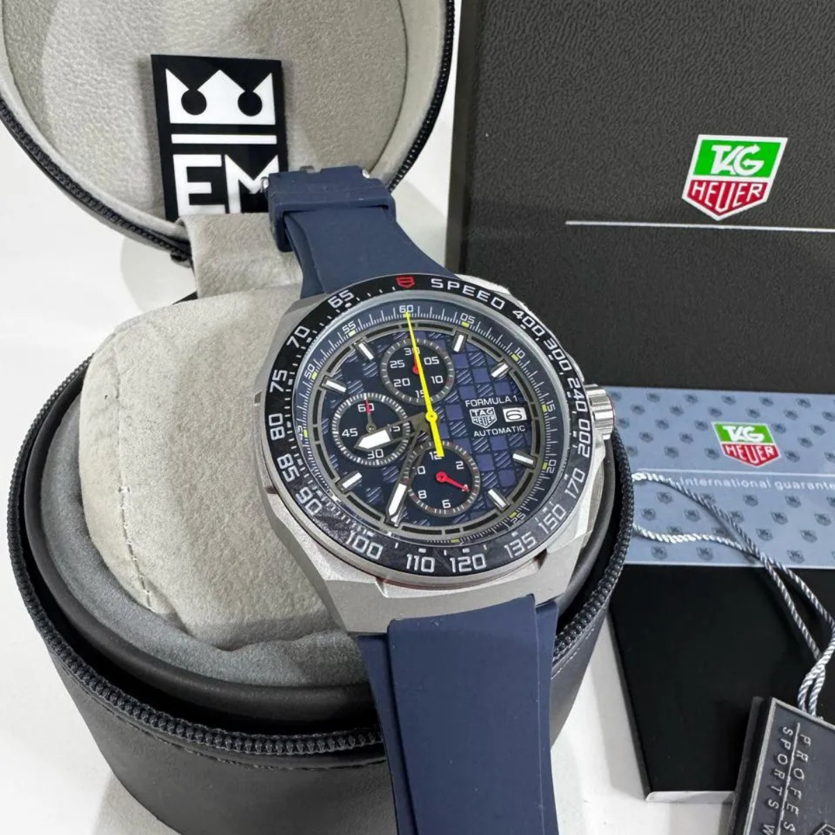 TAG Heuer Formula 1 Automatik Chronograph – Blau Titan
