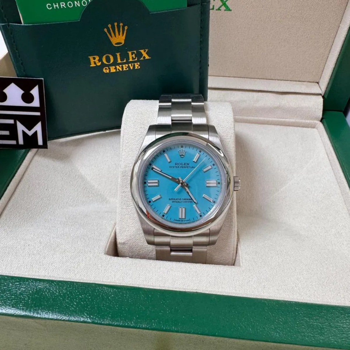 Rolex Oyster Perpetual 36 – Tiffany-Blaues Zifferblatt