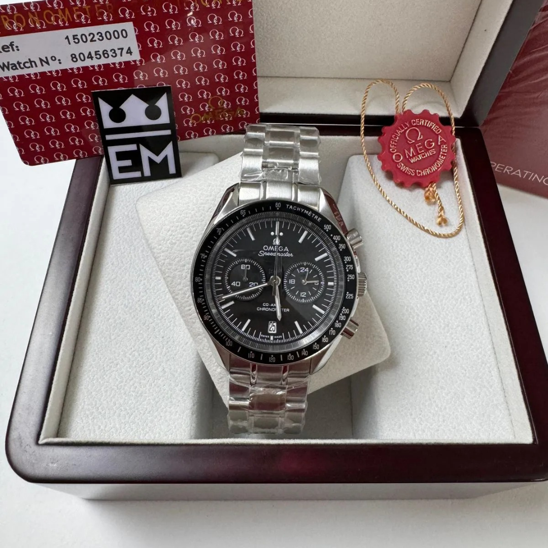 Omega Speedmaster Schwarzer Stahl