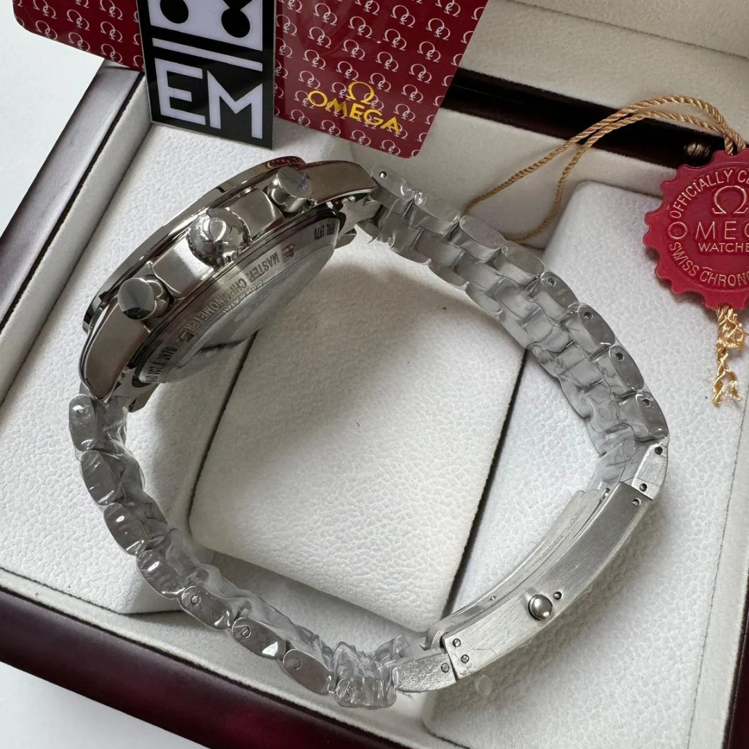 Omega Speedmaster „Apollo 11 Anniversary Edition“ – Weißes Zifferblatt | Edelstahlarmband