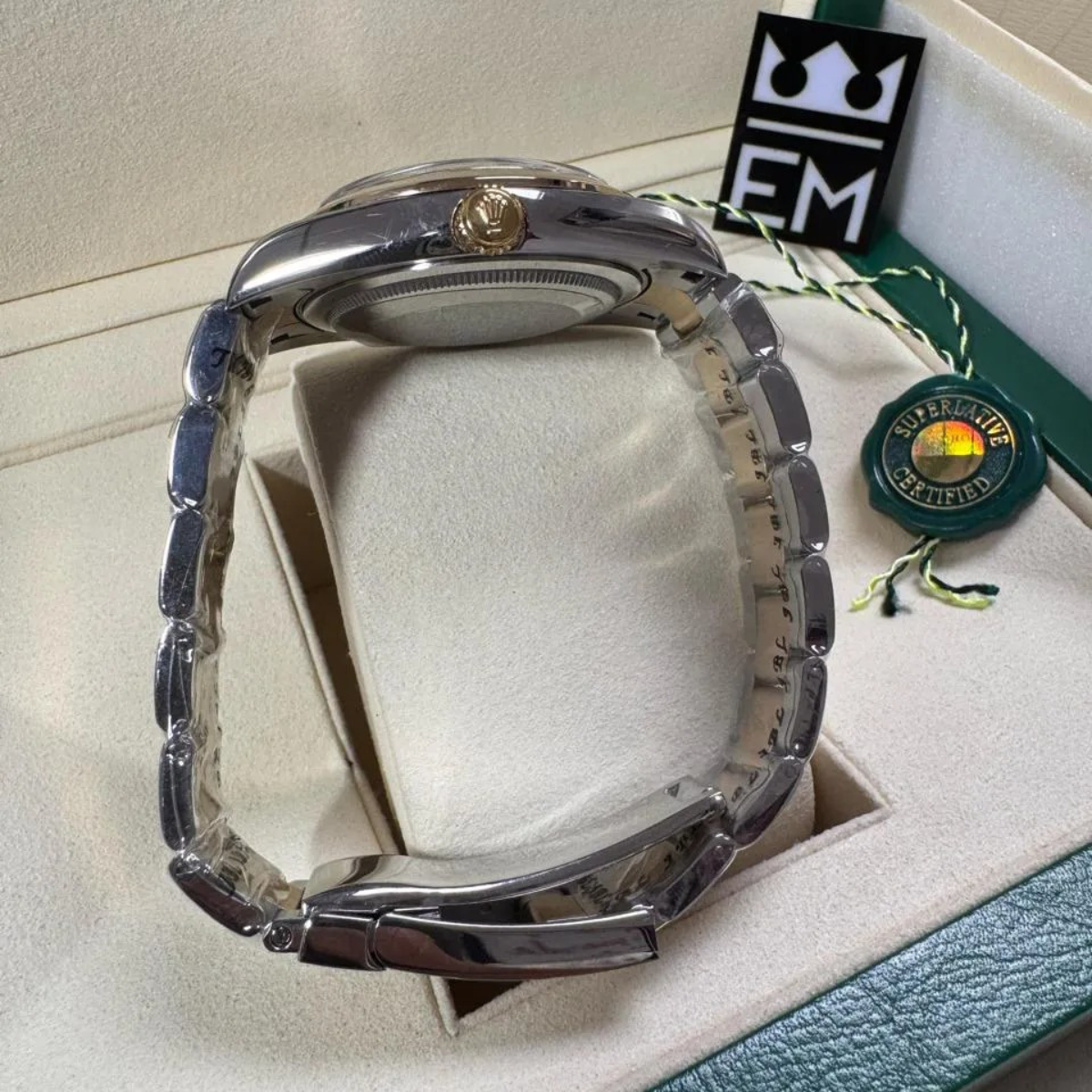 Rolex Datejust 41 – Graues Römisches Zifferblatt – Bicolor