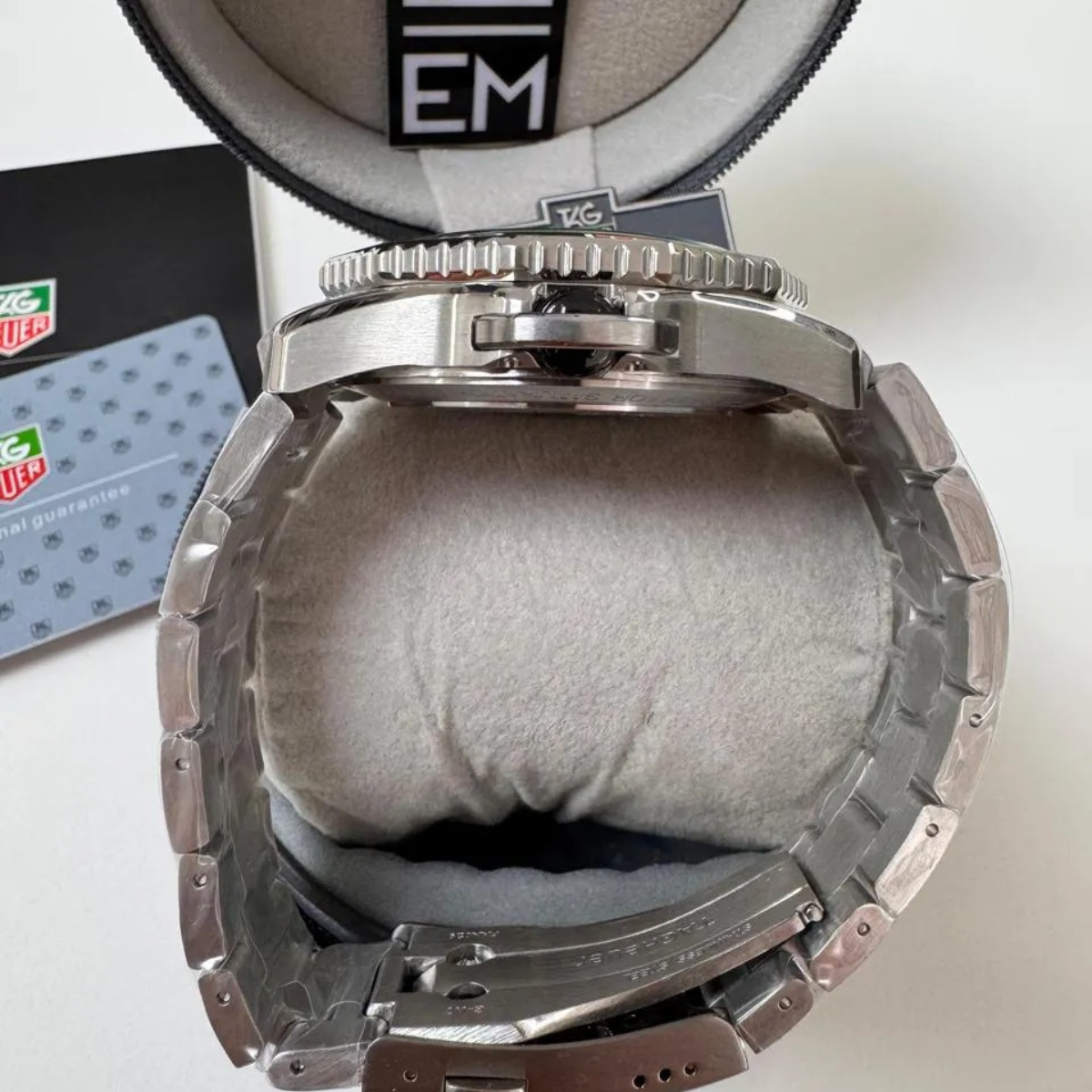 Tag Heuer Aquaracer – 43 mm – Schwarzes Zifferblatt – Stahlarmband