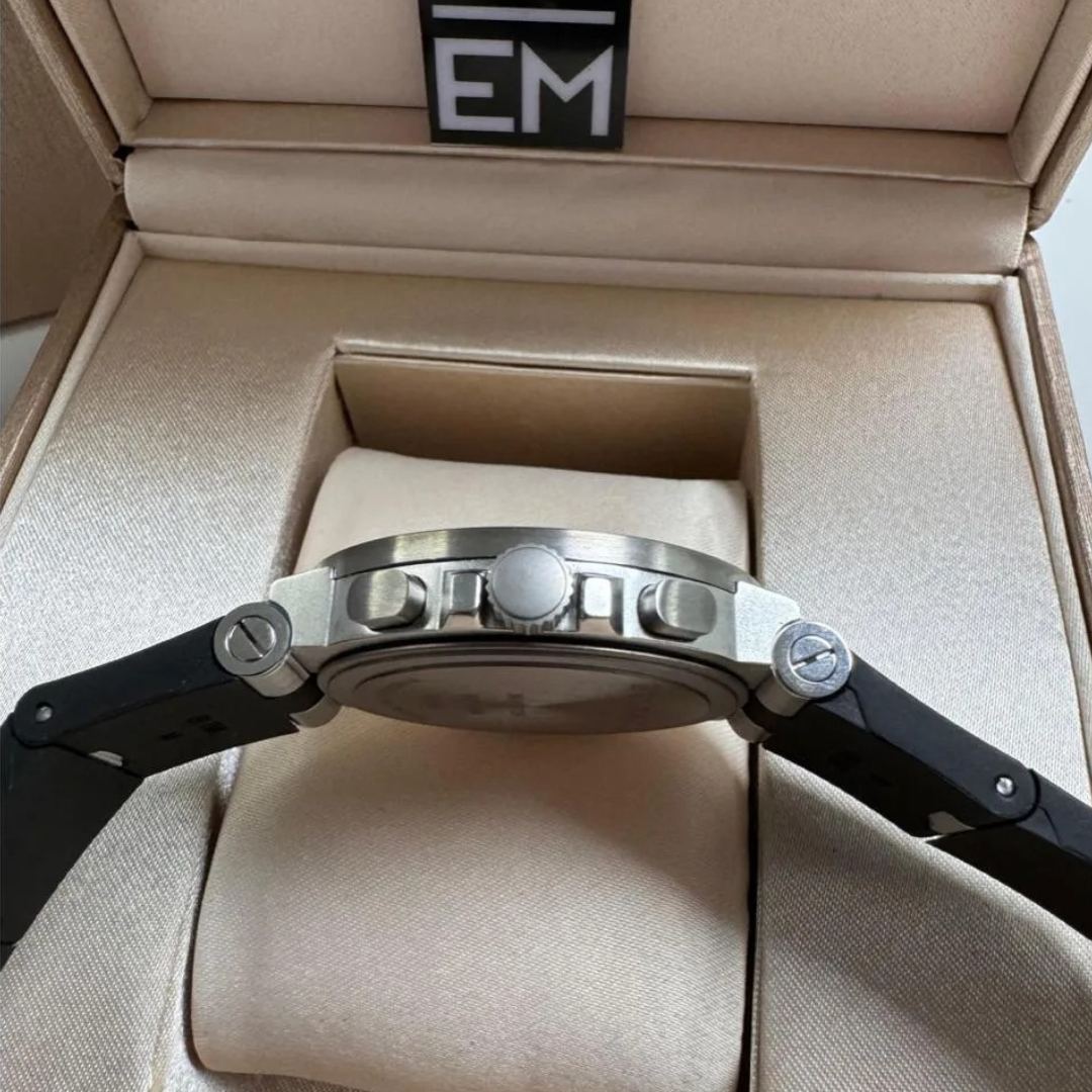 Bvlgari Aluminium Chronograph Schwarz/Weiß – Automatik