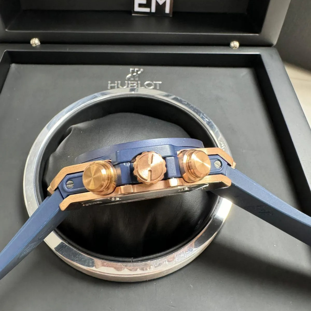 Big Bang Unico Blau Roségold Skeleton