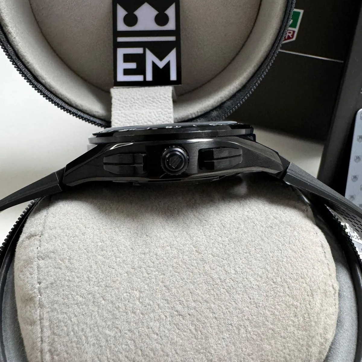 TAG Heuer Formula 1 Schwarz Chronograph Kautschukband