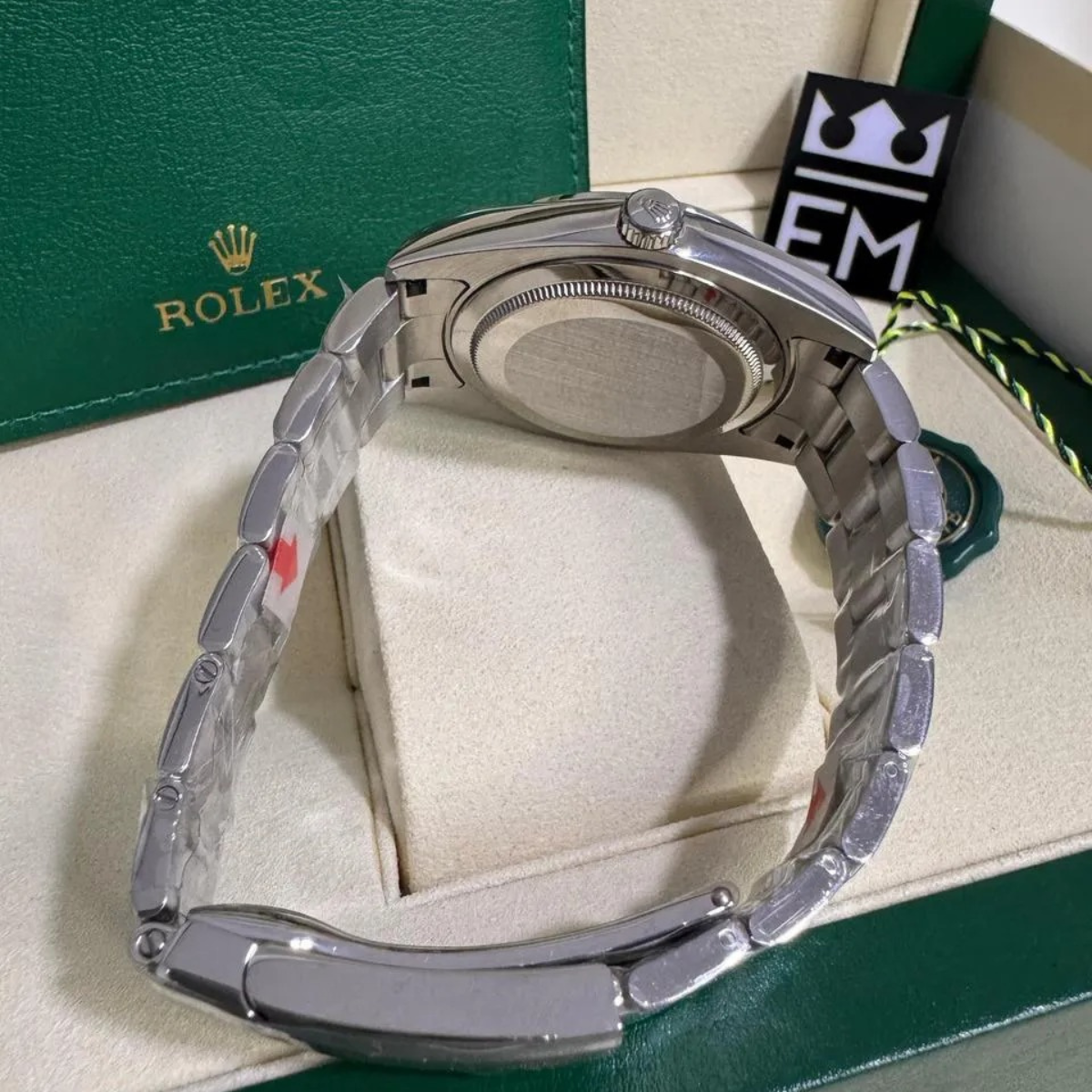 Rolex Oyster Perpetual 36 – Silbernes Zifferblatt