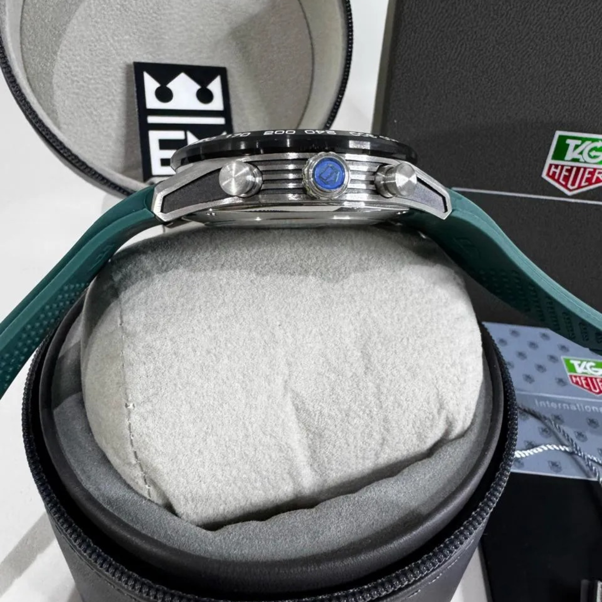 TAG Heuer Carrera Senna Skelett Tourbillon – Grün Gelb