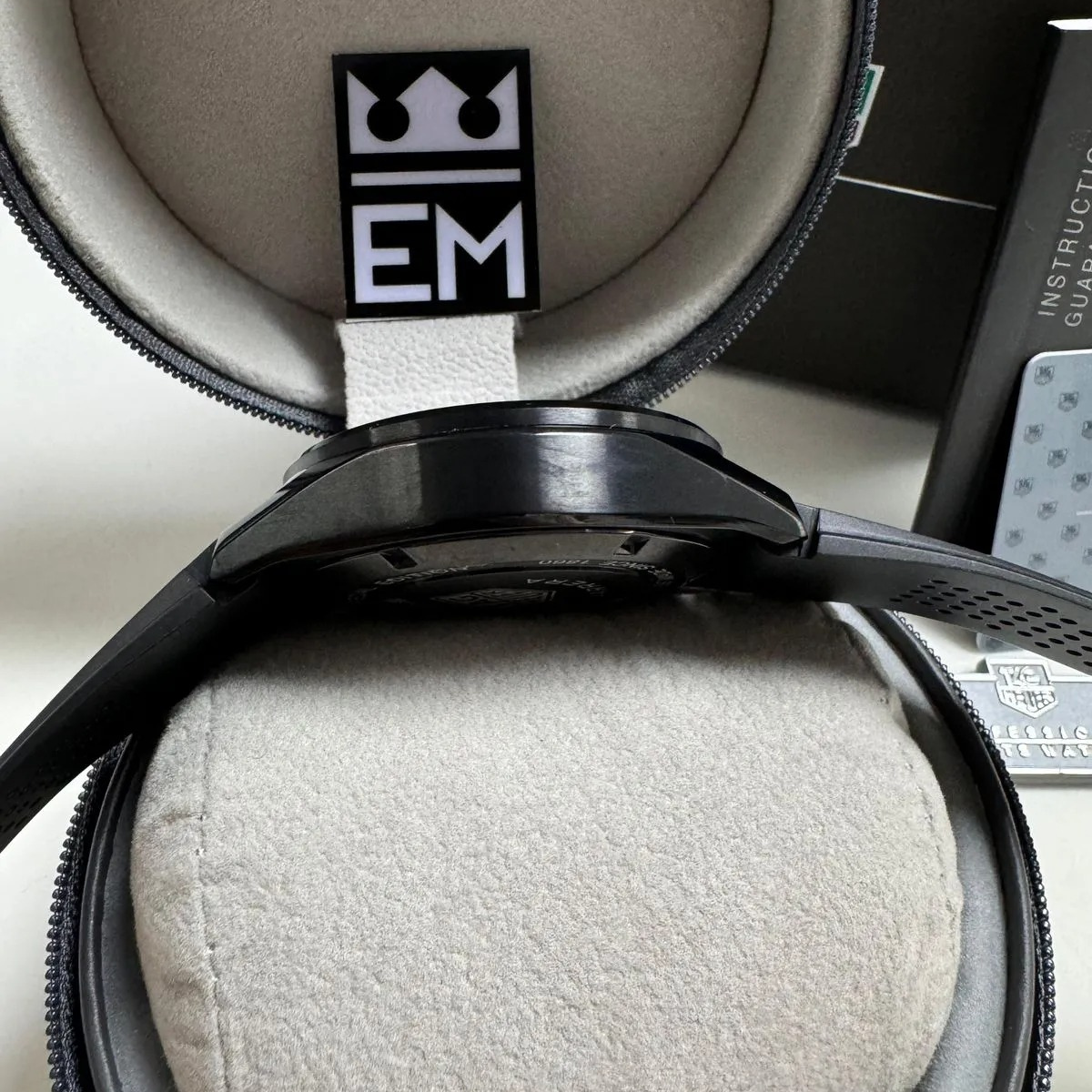 TAG Heuer Formula 1 Schwarz Chronograph Kautschukband