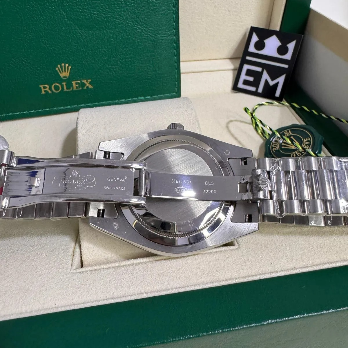 Rolex Day-Date 40 – Silbernes Zifferblatt