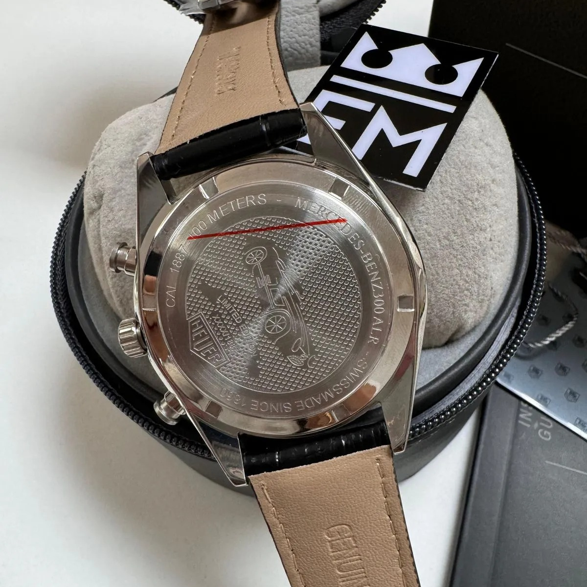 TAG Heuer Carrera Chronograph – Schwarz/Roségold Lederband