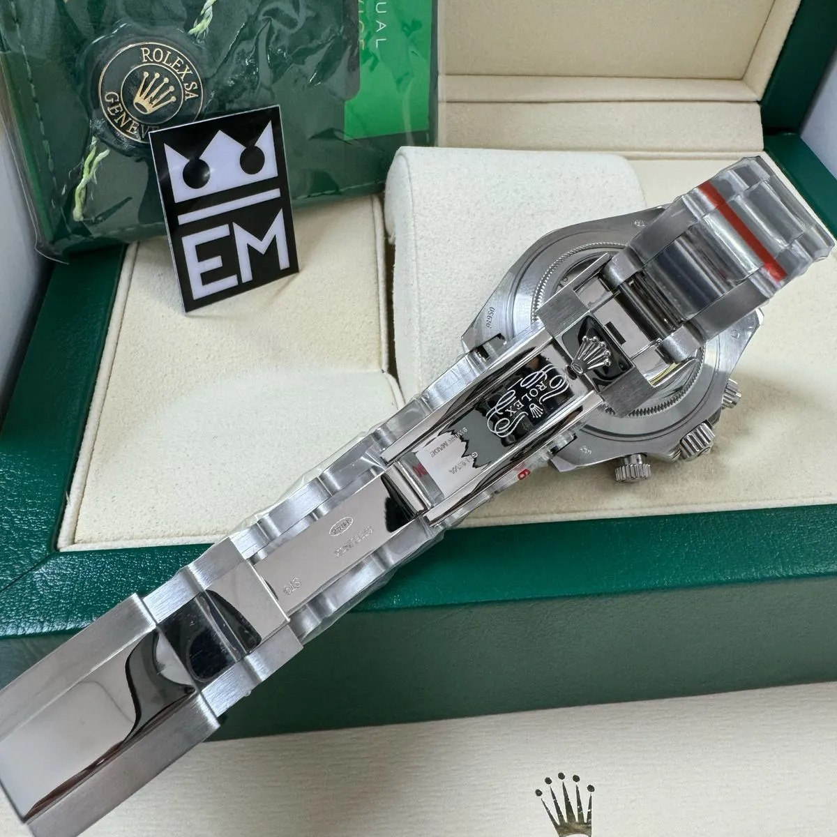 Rolex Daytona 126500 – Edelstahl 904L – Schwarzes Zifferblatt