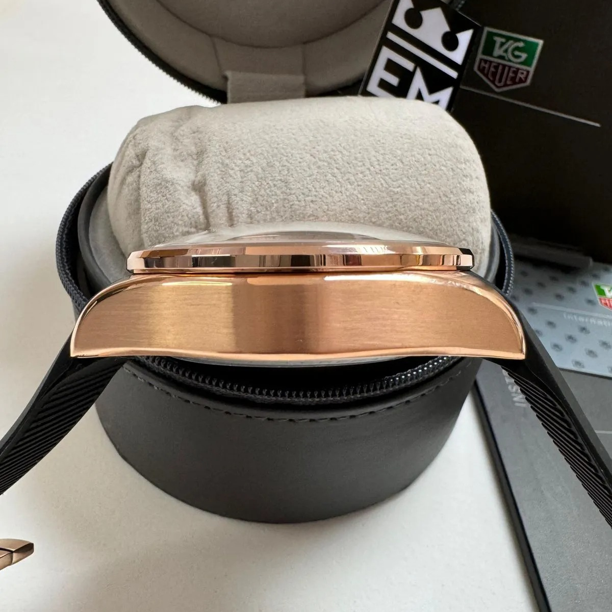 TAG Heuer Grand Carrera Mikrotimer – Roségold Schwarz