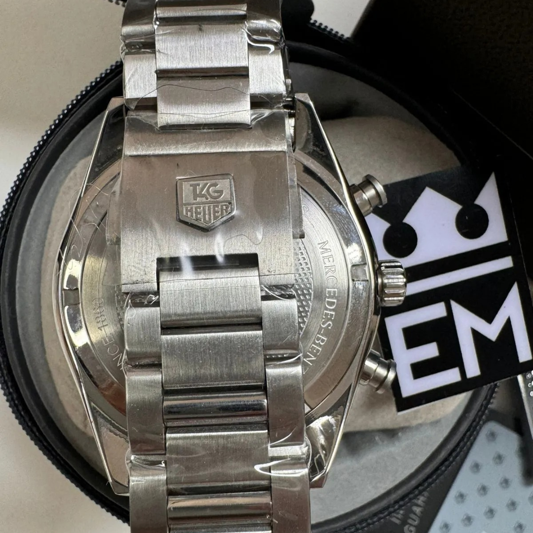 TAG Heuer Carrera Chronograph – Smaragdgrün - Edelstahlarmband